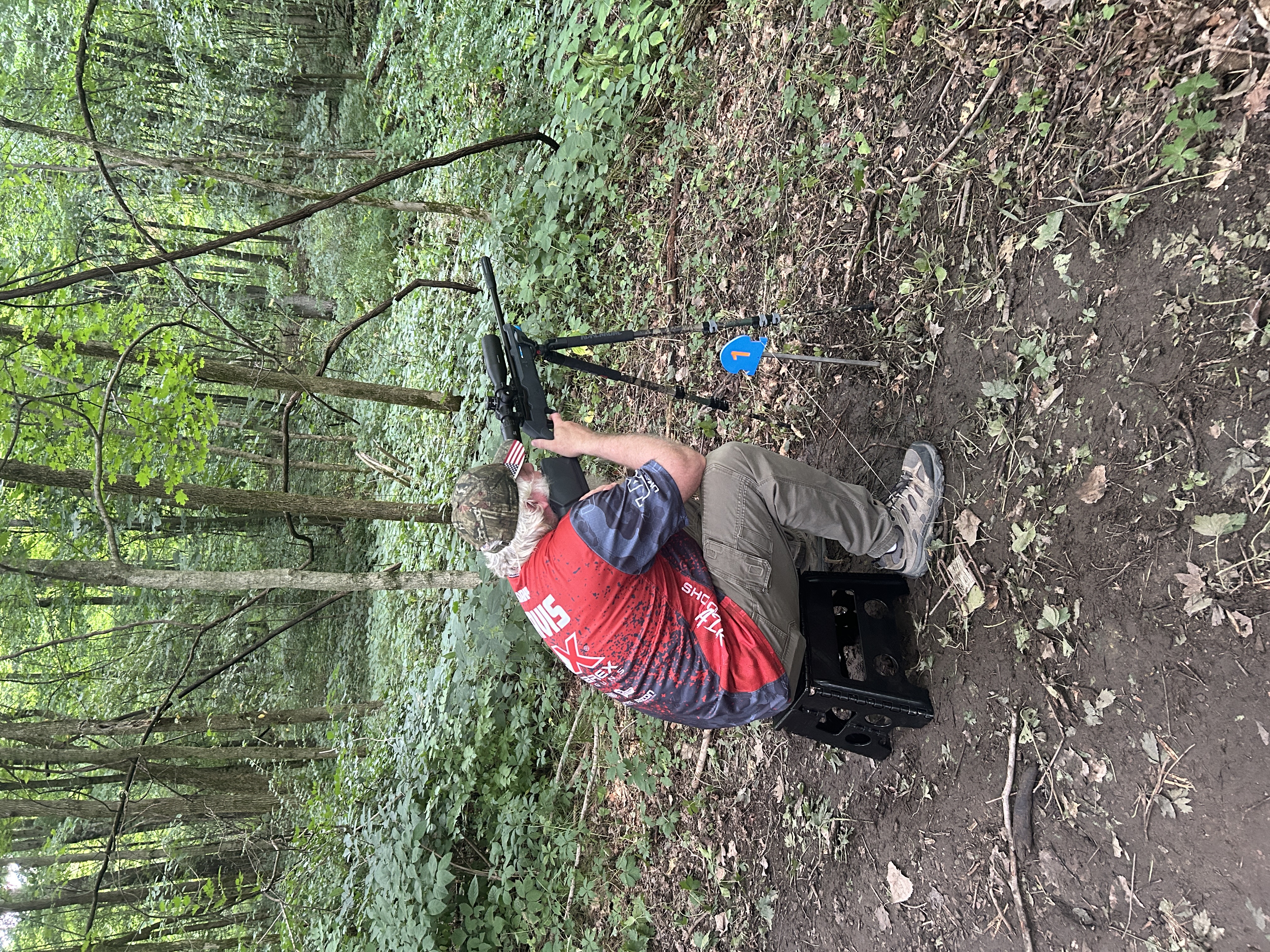 Mark "Sasquatch" Davis Shooting the Umarex Komplete in Field Target Competition